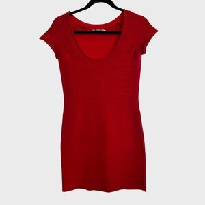 Alexander Wang Vibrant Red Short Sleeve Top